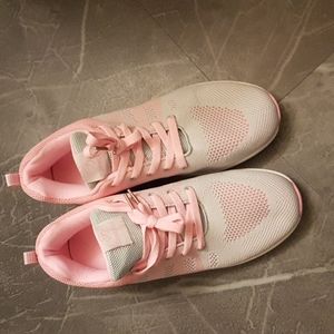 New pink and grey women's fashion sneakers